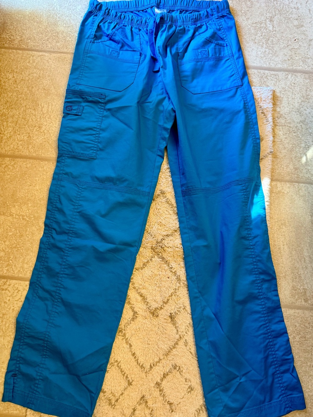WonderWink Bright Blue women’s medium nursing scrub pants!